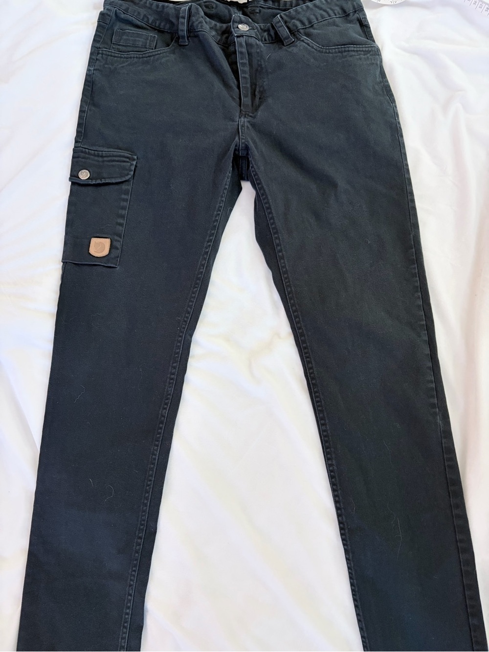 Fjallraven Black Women's Jeans with Side Pocket- Regular Length, Sz 30”-31”